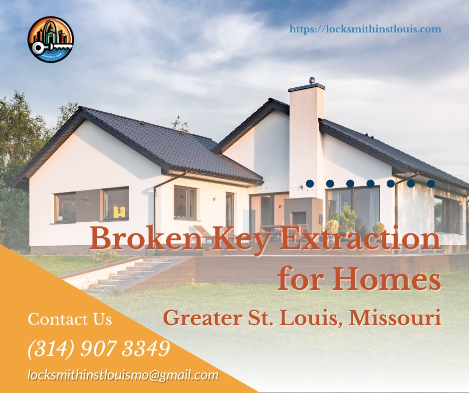 Broken Key Extraction for Homes in Greater St. Louis, Missouri